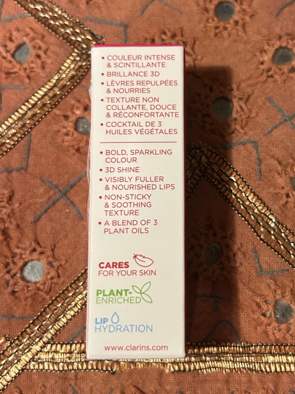 Clarins Lip Comfort Oil Shimmer 05 Pretty In Pink - Picture 8 of 10